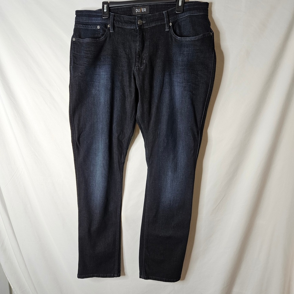 DU/ER L2X Relaxed Fit‎ Dark Blue Jeans sz 38x32